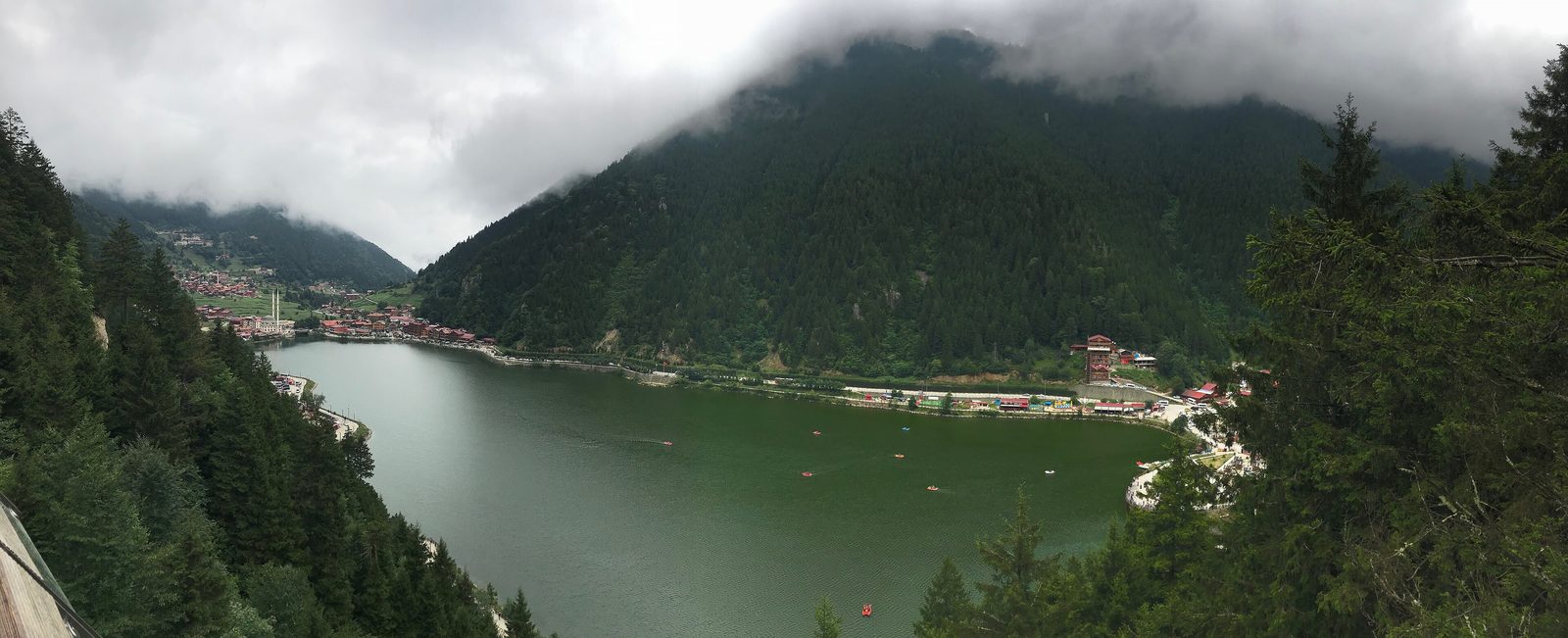 The Uzungol lake and mountains near Trabzon, northeast Turkey